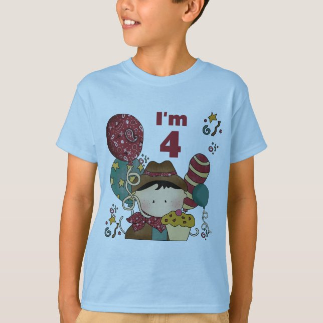 Camiseta 4.ª Cowboy Tshirts y regalos (Anverso)