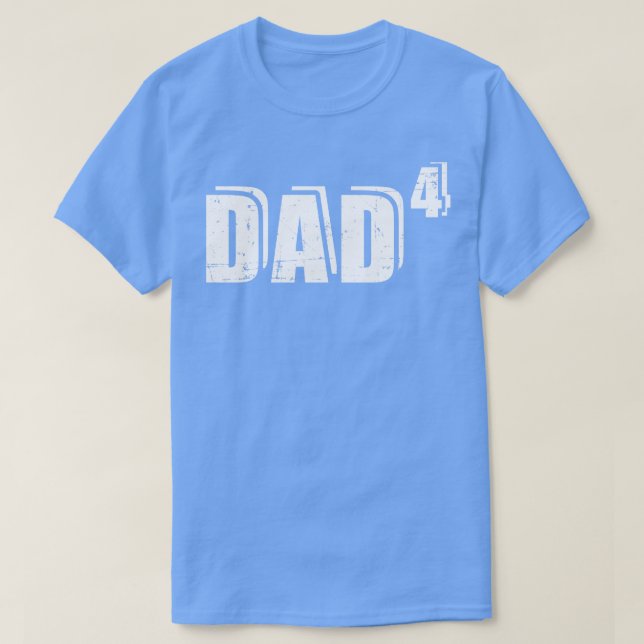 Camiseta 4.ª cuarta vez que papá padre de cuatro hijos anun (Diseño del anverso)