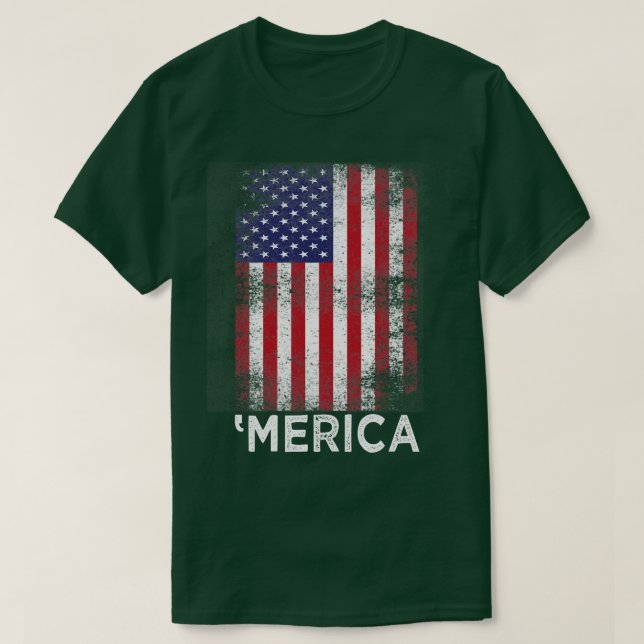 Camiseta 4.ª de julio de Merica (Diseño del anverso)