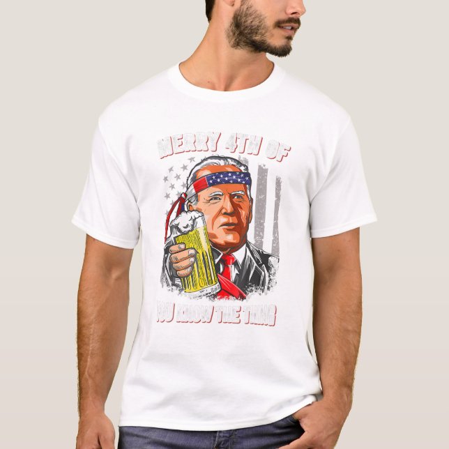Camiseta 4.ª De Ustedes Conoce La Cosa Biden (Anverso)