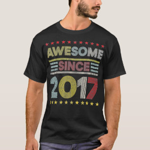 Camiseta 4.ª Decoración De Cumpleaños Increíble Desde 2017 