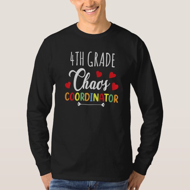 Camiseta 4.ª Maestra Coordinadora de Caos Cuarto Grado S (Anverso)