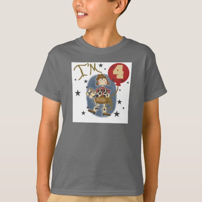 Camiseta 4.ª Vaquera Camisas y Regalos de Cumpleaños (Anverso)