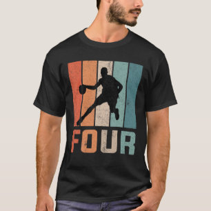 Camiseta 4.º Amantes Del Baloncesto Retro A Los Niños 4 Y