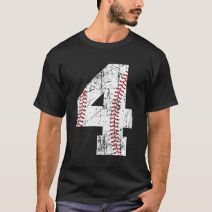 Camiseta 4.º Béisbol 4 Cuatro