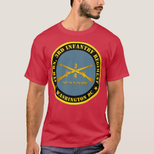 Camiseta 4.º Bn 3 Regimiento de Infantería Washington DC El