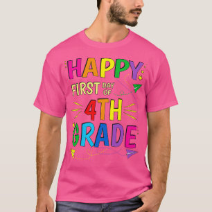 Camiseta 4.º cuarto grado de vuelta a la escuela