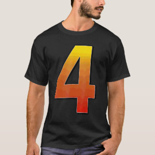 Camiseta 4.º cumpleaños