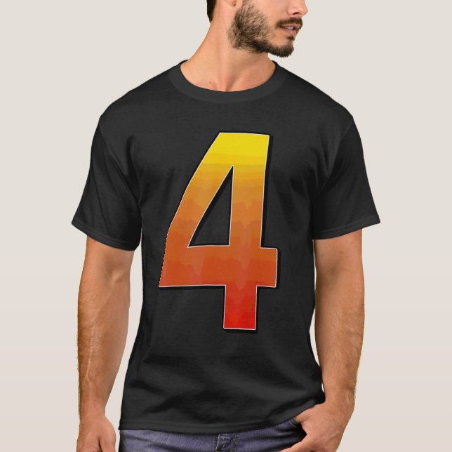 Camiseta 4.º cumpleaños (Anverso)