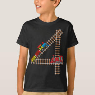 Camiseta 4.º Día del Ferrocarril Temático Niños de 4 años