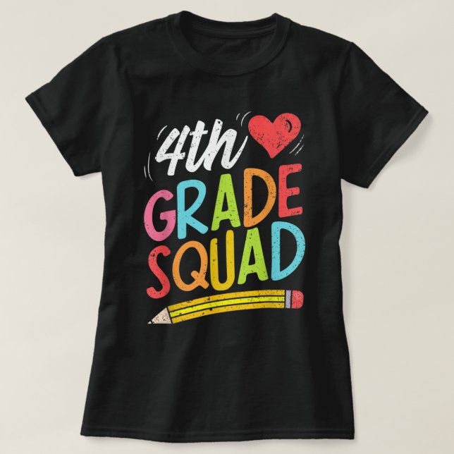 Camiseta 4.º Equipo Estudiantil del Cuadrado de Estudios de (Diseño del anverso)