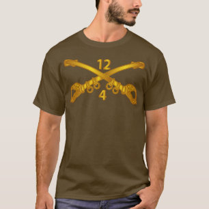 Camiseta 4.º Escuadrón 12.ª Rama Cavalry wo Txt