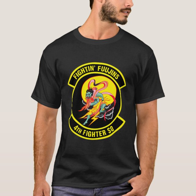 Camiseta 4.º Escuadrón De Combate Contra El Veto Militar Fu (Anverso)