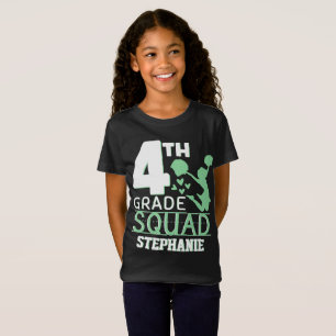Camiseta 4.º Escuadrón de Grado   Alegre verde y blanco