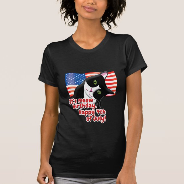 Camiseta 4.º gato de julio (Anverso)