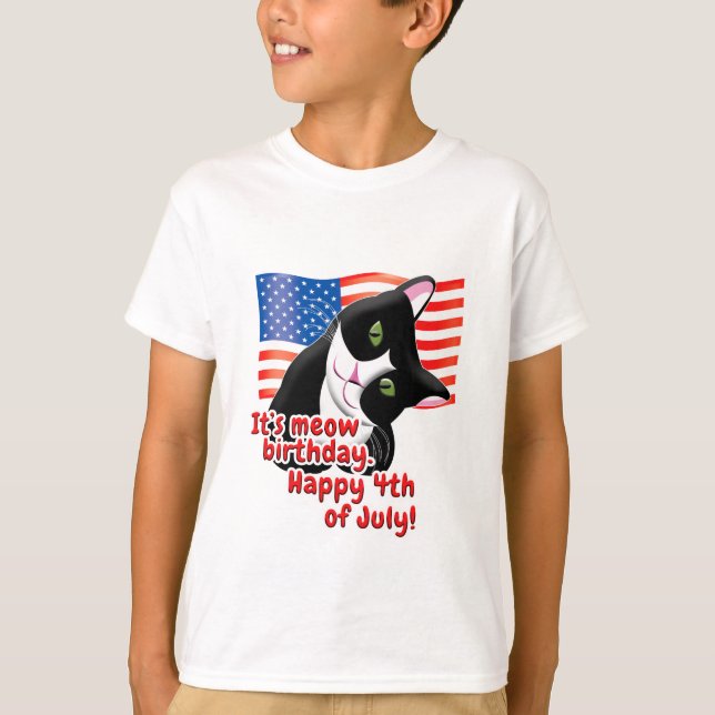 Camiseta 4.º gato de julio (Anverso)