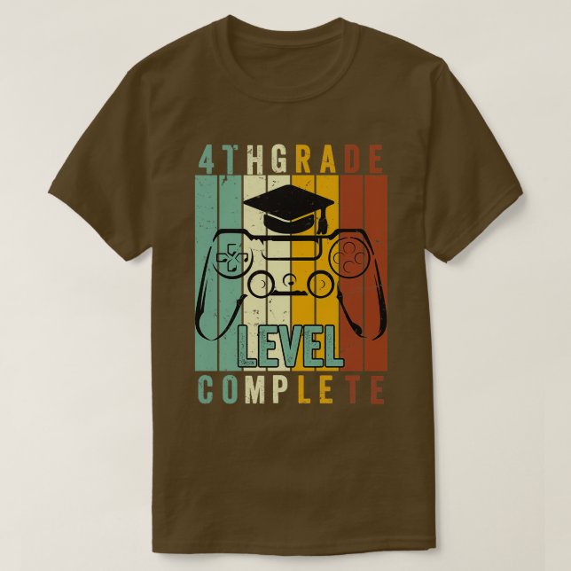 Camiseta 4.º grado completado (Diseño del anverso)