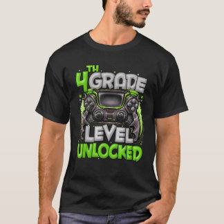 Camiseta 4.º Grado De Juego Desbloqueado En 4º Grado De Vue
