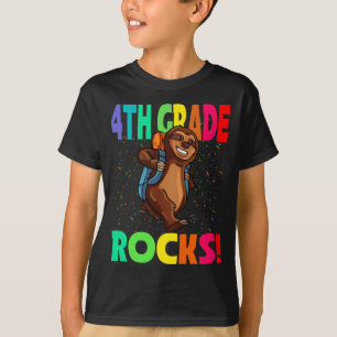 Camiseta 4.º Grado Rodea A Sloth De Vuelta A La Escuela