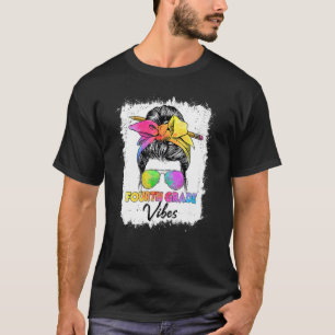 Camiseta 4.º Grado Vibes Desordenado Volver Al Chica Escola