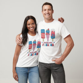 CAMISETA 4.º HELADO SABE COMO LA TIPOGRAFÍA DE LA LIBERTAD