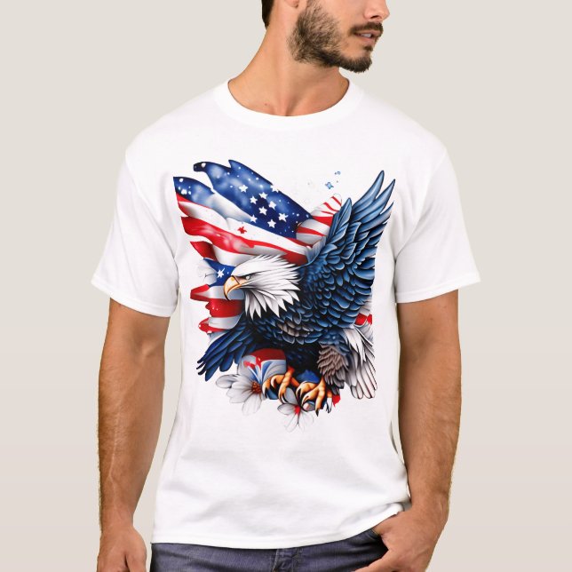 Camiseta 4.º july pétalos Águila (Anverso)