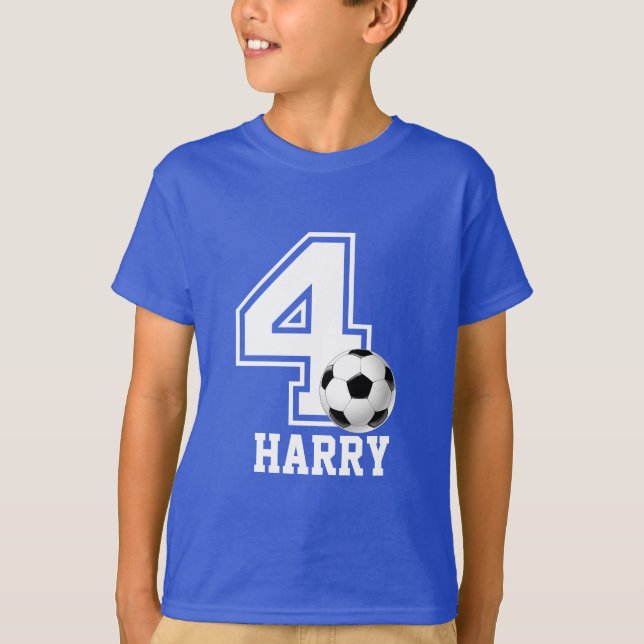 Camiseta 4.º Nacimiento de fútbol personalizado-2 (Anverso)