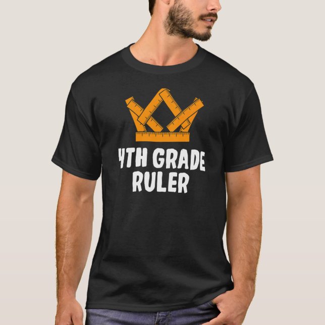 Camiseta 4.º Primer Día Del Estudiante De Cuarto Grado (Anverso)