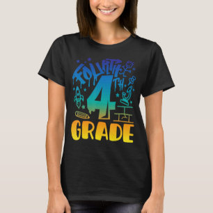 Camiseta 4.º Primer Día Del Maestro Escolar De Vuelta A