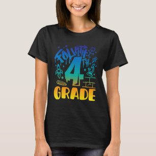 Camiseta 4.º Primer Día Del Maestro Escolar De Vuelta A
