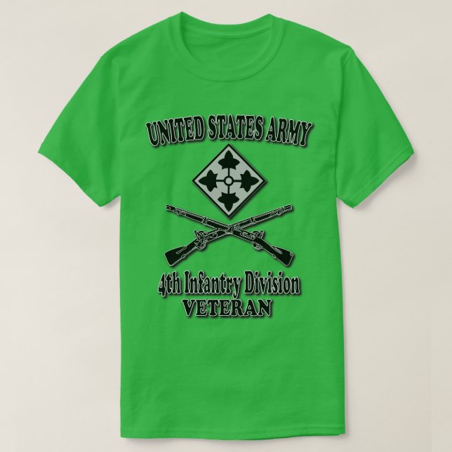 Camiseta 4.º Veterano de la División de Infantería (Diseño del anverso)