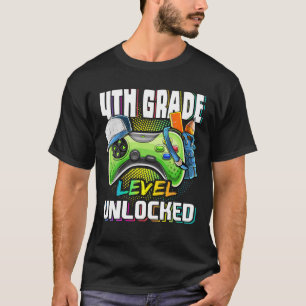 Camiseta 4.º Video De Grado Desbloqueado De Vuelta A La Esc
