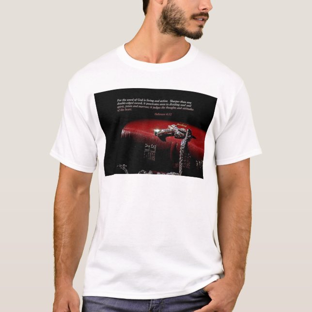 Camiseta 4:12 de los hebreos (Anverso)
