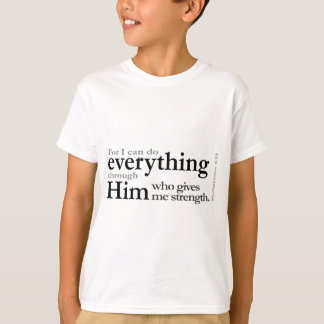 Camiseta 4:13 de los filipenses