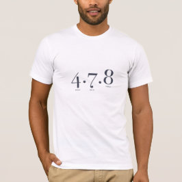 Camiseta 4 7 8 Técnica de Respiración | Meditación explicad