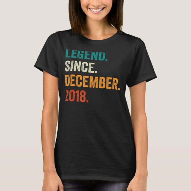 Camiseta 4 años de edad cuarta leyenda de cumpleaños desde  (Anverso)