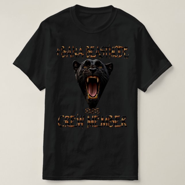 Camiseta 4 B.A.N.A. Beastmode (Diseño del anverso)