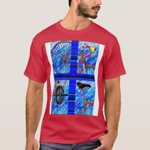Camiseta 4 Blues en bicicleta