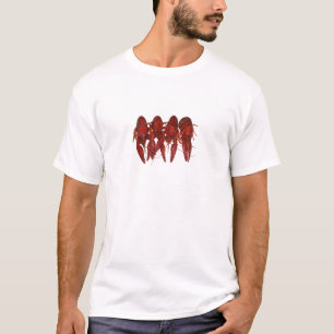 Camiseta 4 cangrejos cocinados
