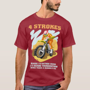 Camiseta 4 Carreras motocross Dirt Bike Rider