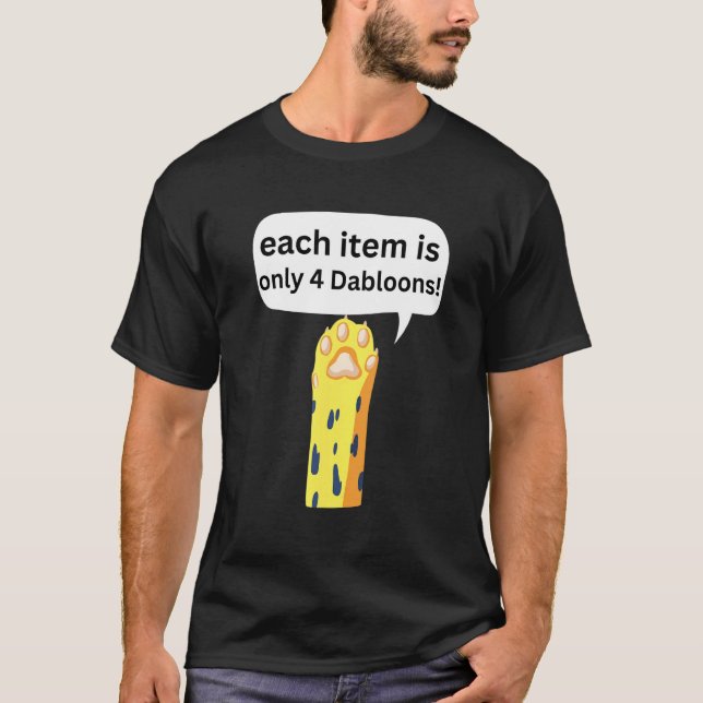 Camiseta 4 Dabloons Gato Meme Dabloons Doubloons Moneda  Ga (Anverso)