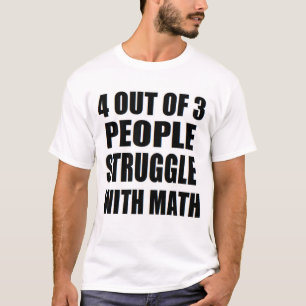 Camiseta 4 de 3 personas luche con el empollón de la