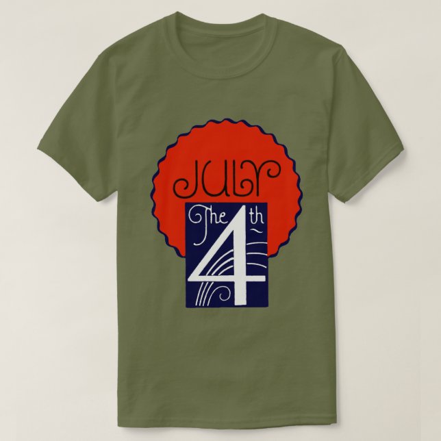 Camiseta 4 de julio (Diseño del anverso)