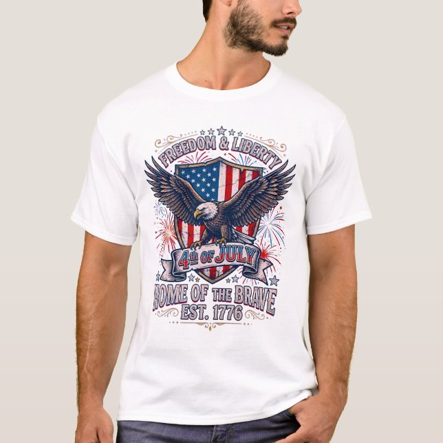 Camiseta 4 de julio  (Anverso)