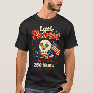 Camiseta 4 de julio 250 años 1776-2026 Fuegos Artificiales