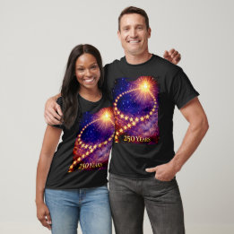 Camiseta 4 de Julio 50 Estrellas 250 Años Fiesta EEUU Unise