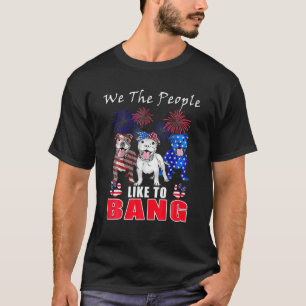 Camiseta 4 De Julio A Pitbull Le Gustamos A La Gente Ba