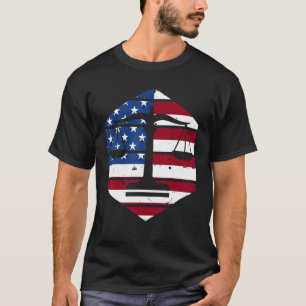 Camiseta 4 De Julio Abogado Abogado Us Bandera Escala De Ju