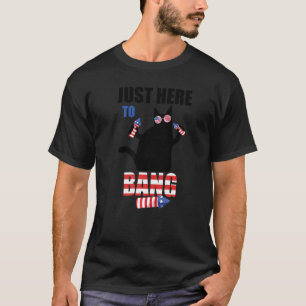 Camiseta 4 De Julio Acá A Bang Cat Sungafas Usa F