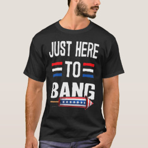 Camiseta 4 De Julio Acá A Bang Firecracker Usa Cuatro